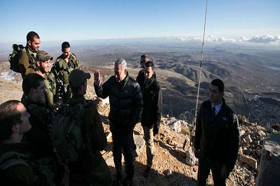 Netanyahu vows Golan will remain Israel's 'forever'