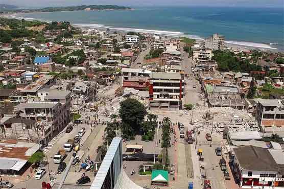 Ecuador counts over 400 quake deaths, damage in the billions