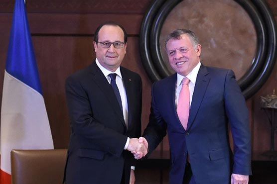 Hollande 'worried' over Syria talks, pledges Jordan support