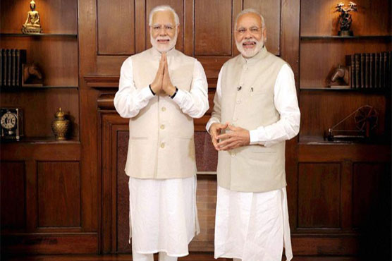 Indian Prime Minister meets his wax double in Madame Tussauds