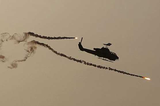 Helicopter gunships shell remaining gangs in Kacha Jamal