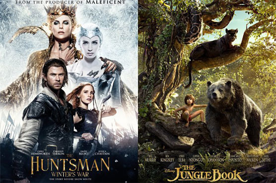 'The Jungle Book' bests 'Huntsman' at the US box office 