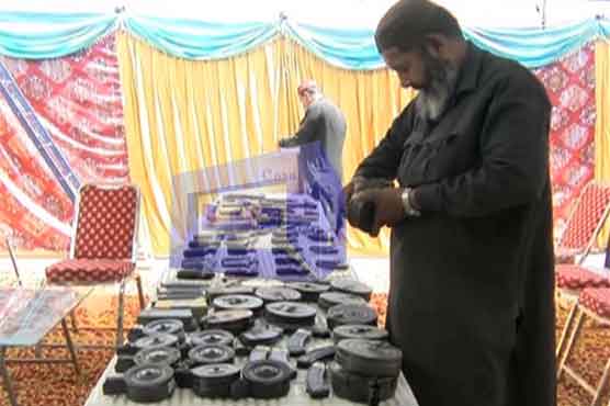 Jacobabad: Crates filled with ammunition seized in train