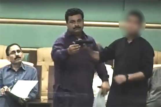Security lapse? Man carrying a gun enters Sindh Assembly