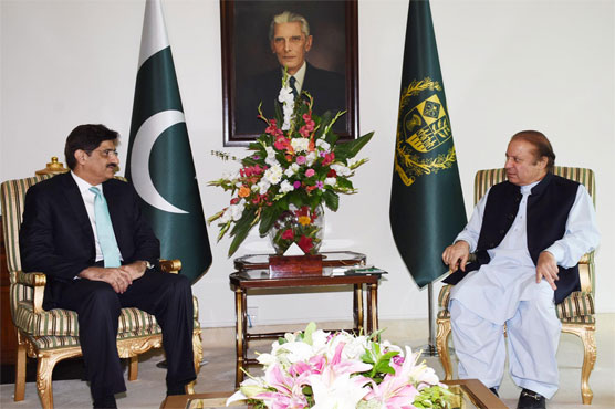 PM meets Sindh CM, commits to improve ties with federal govt