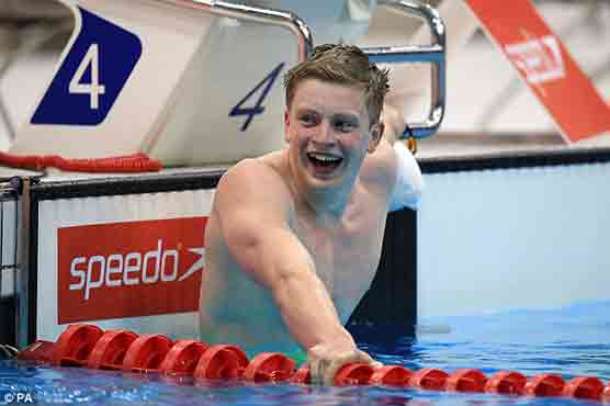 British swimmer breaks the 100m breaststroke record at Olympics