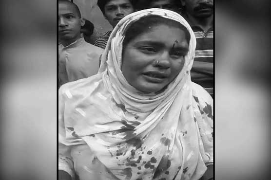 Alleged woman child kidnapper roughed up in Lahore's Green Town