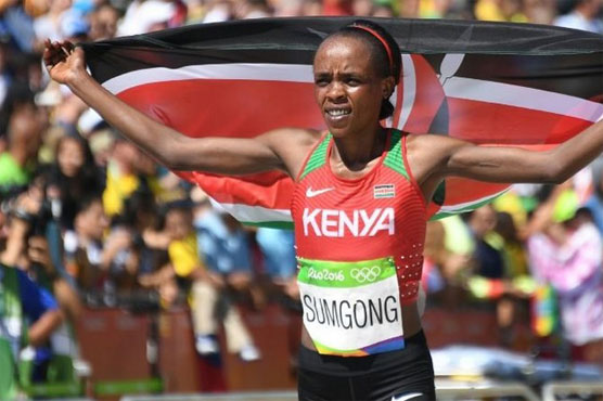 Olympics: Kenya's Sumgong wins women's marathon