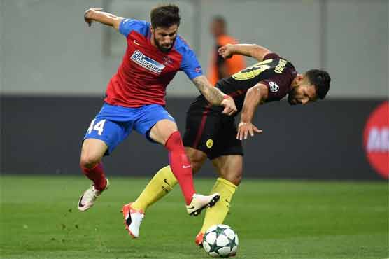 Football: Aguero hat-trick fires City to Steaua rout