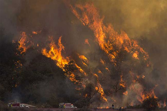 Thousands flee homes as California burns