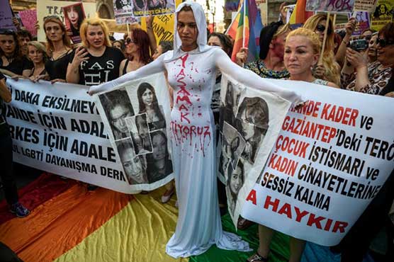 Hundreds protest in Istanbul over transgender woman's murder