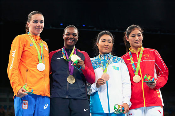 Olympics: Shields is first two-time American boxing champ