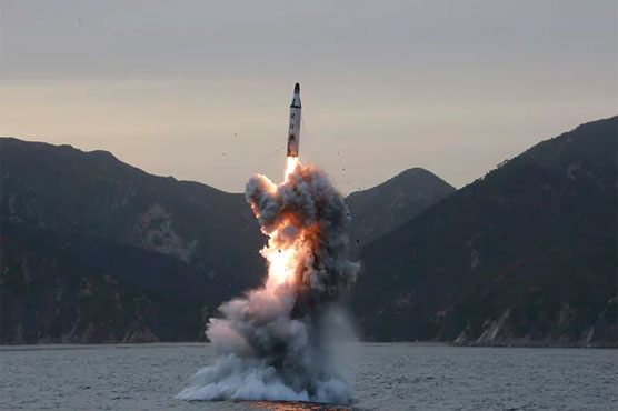North Korea test-fires sub-launched missile close to Japan