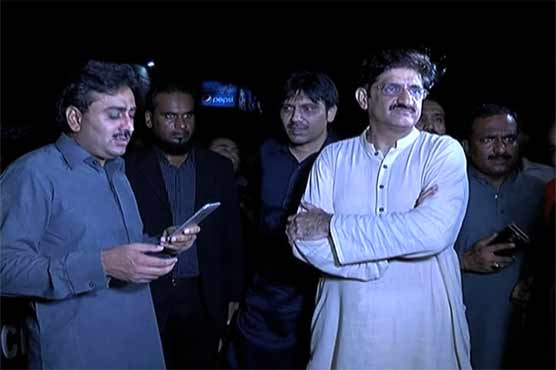 CM Sindh visits different parts of Karachi to review development work