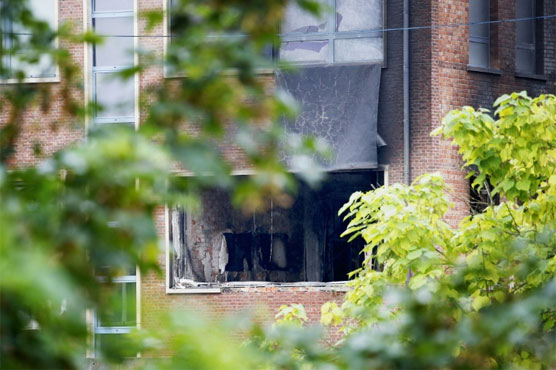 Belgium arrests five suspects after crime lab blast