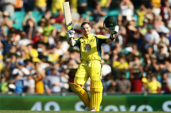 Smith record century leads Aussies to ODI win