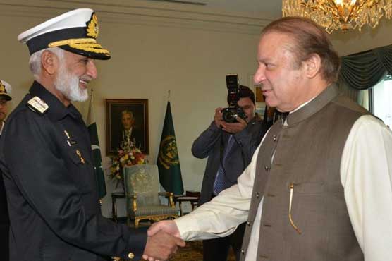 Naval Chief discusses national security with PM Nawaz