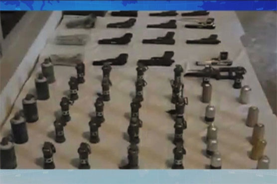 Karachi: Rangers recover arms in raid on gang war accused house