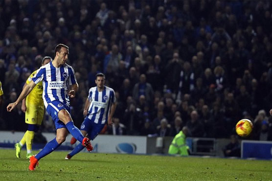 Football: Brighton sink Leeds to take top spot
