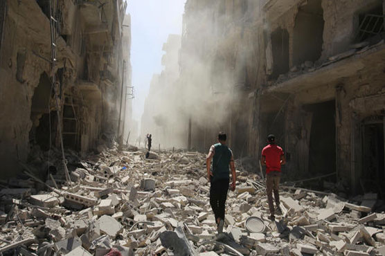 Syria army pounds Aleppo rebels as US, Russia to meet