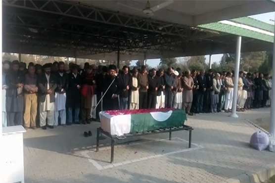 Captain Saleh Janjua's funeral offered in Rawalpindi