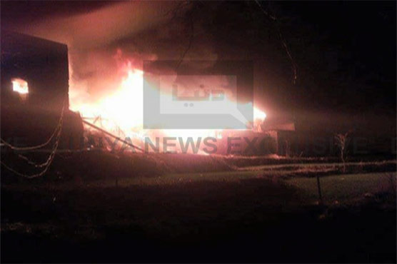 Fire gutted more than 20 shops in Dir Bala