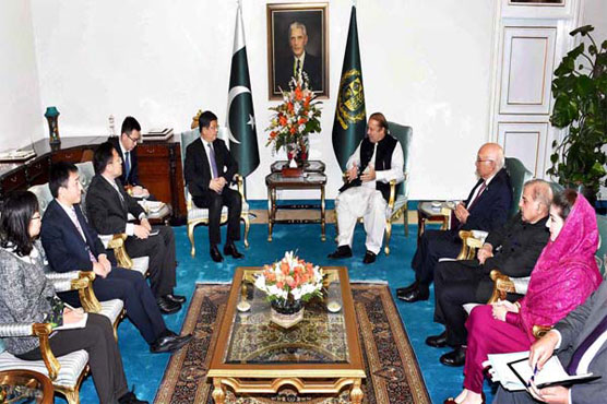 Chinese delegation calls on PM Nawaz