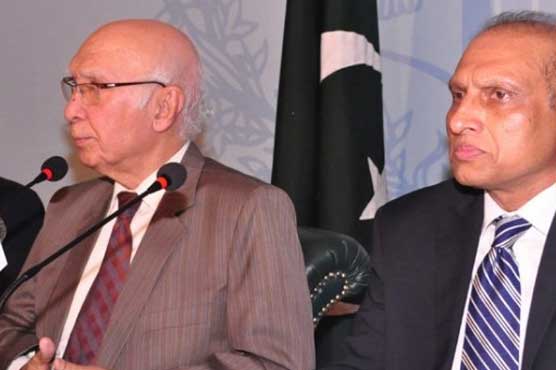 Investigation from Indian spy Kulbhushan Yadav underway: Sartaj Aziz