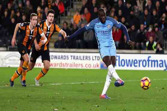 Man City beat Hull City 3-0 to go to the second place