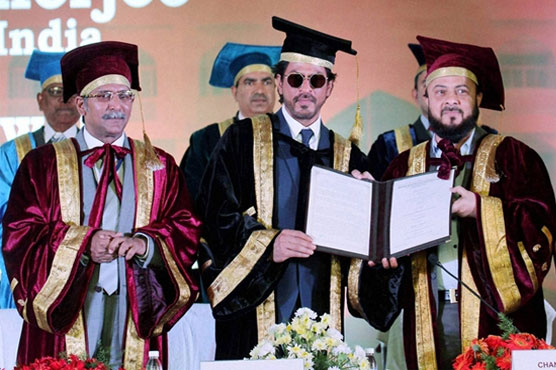 Maulana Azad National Urdu University awards honorary doctorate to Shah Rukh Khan