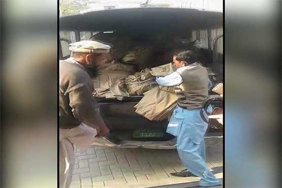 Rawalpindi: Security agencies' uniforms being sold in markets