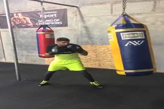 Amir Khan starts practice after a lapse of 7 months