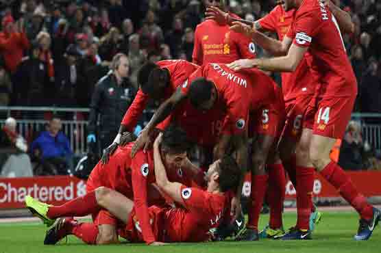 Liverpool thrash Stoke City 4-1 to go to the second place