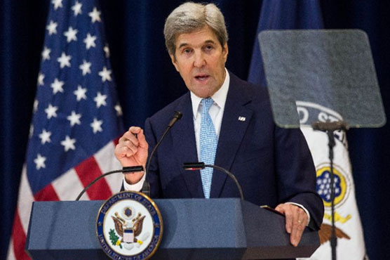 Kerry warns Israel settlements threaten democracy