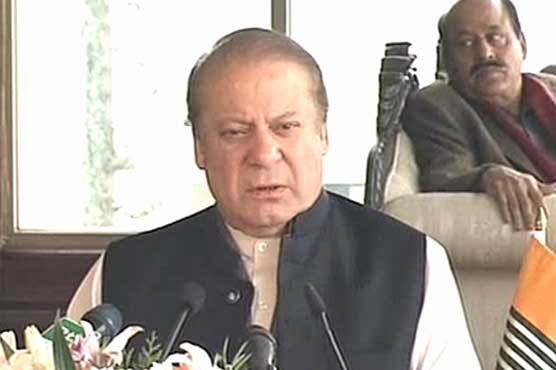 PM Nawaz chairs budget session of AJK Council in Muzaffarabad