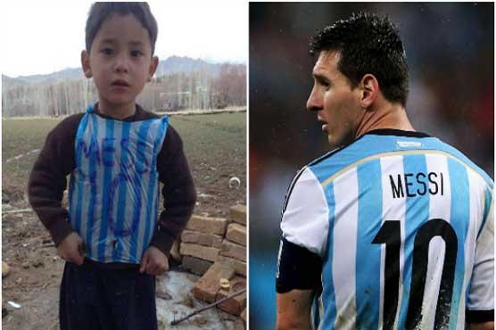 Messi seeks to meet Afghan boy in plastic jersey