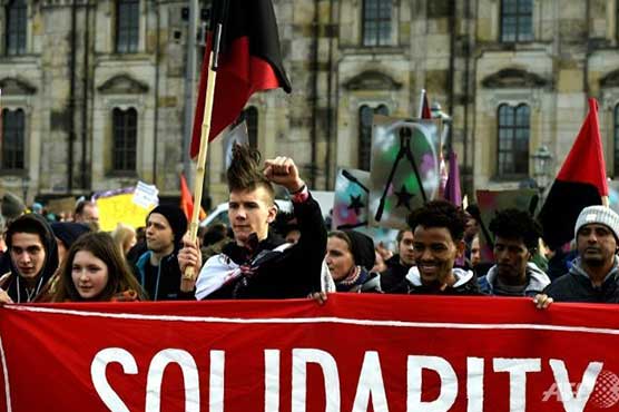 Thousands march across Europe in anti-Islam Pegida rallies