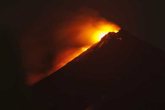 Guatemala's Fire Volcano spews ash on nearby towns