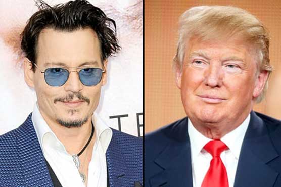 Johnny Depp stars in fake Trump biopic
