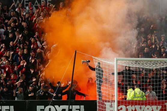 Football: Wanderers punished for flare incidents 