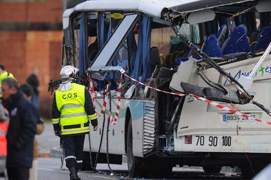 Six killed as school bus crashes with truck in France: police