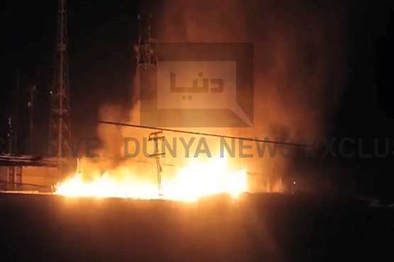 Lahore: Chaman's fruit market catches fire