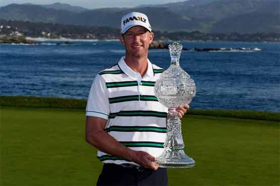 Golf: Vaughn ends drought at Pebble Beach as Mickelson's skid continues