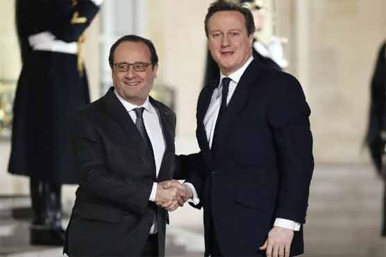 Cameron, Hollande agree 'firm basis' for EU deal: Britain