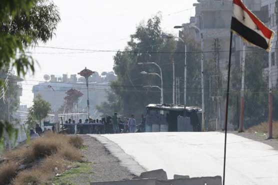 First convoy of aid enters besieged Syrian town: Red Crescent