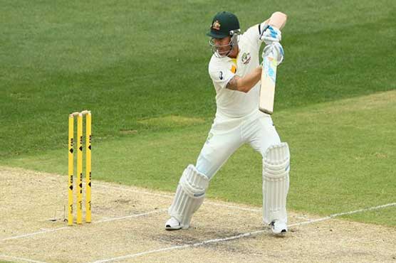 Australia 57-1 in reply to New Zealand's 370