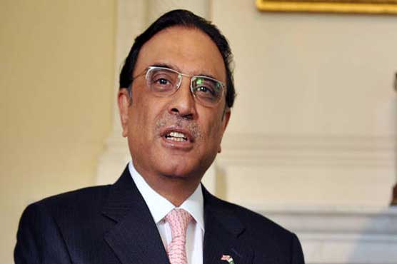 Nation lauds army's efforts to secure peace: Zardari
