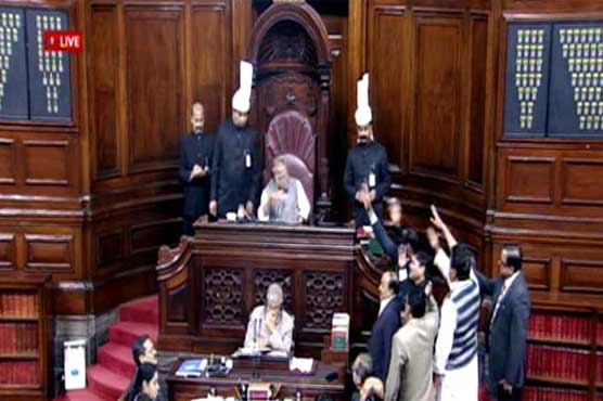 Opposition raises slogans in Indian Parliament over JNU, Dalit student suicide issue