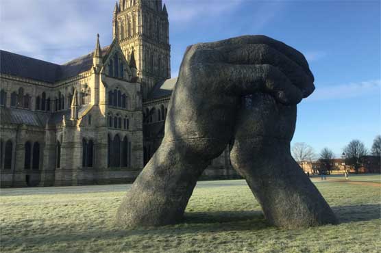 UK cathedral moves statue to avoid texting mishaps