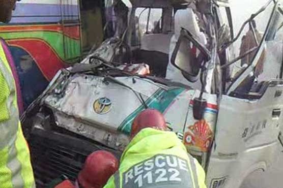 Three killed, 15 injured in Okara road accident